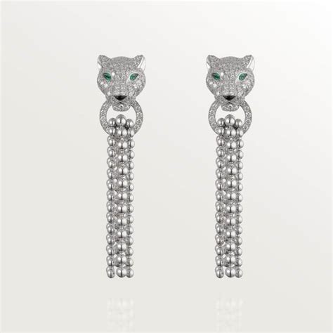 cartier panthere earrings replica|cartier chandelier earrings.